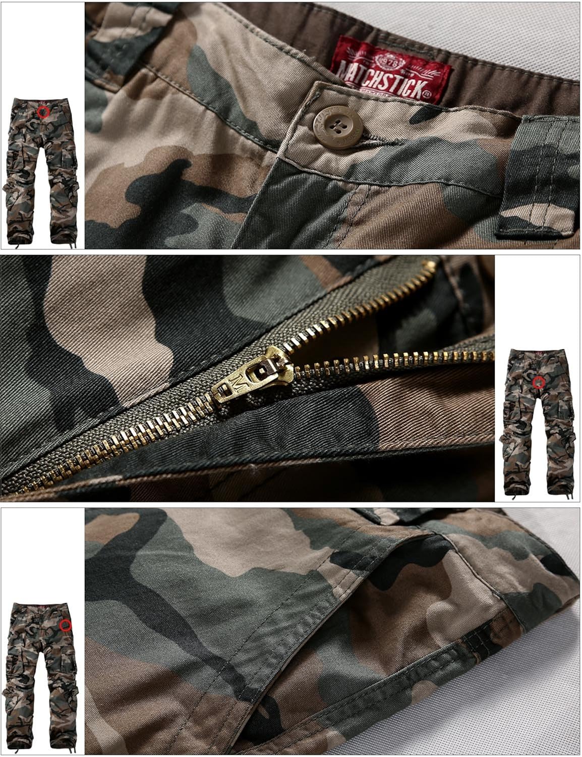 match men's wild cargo pants