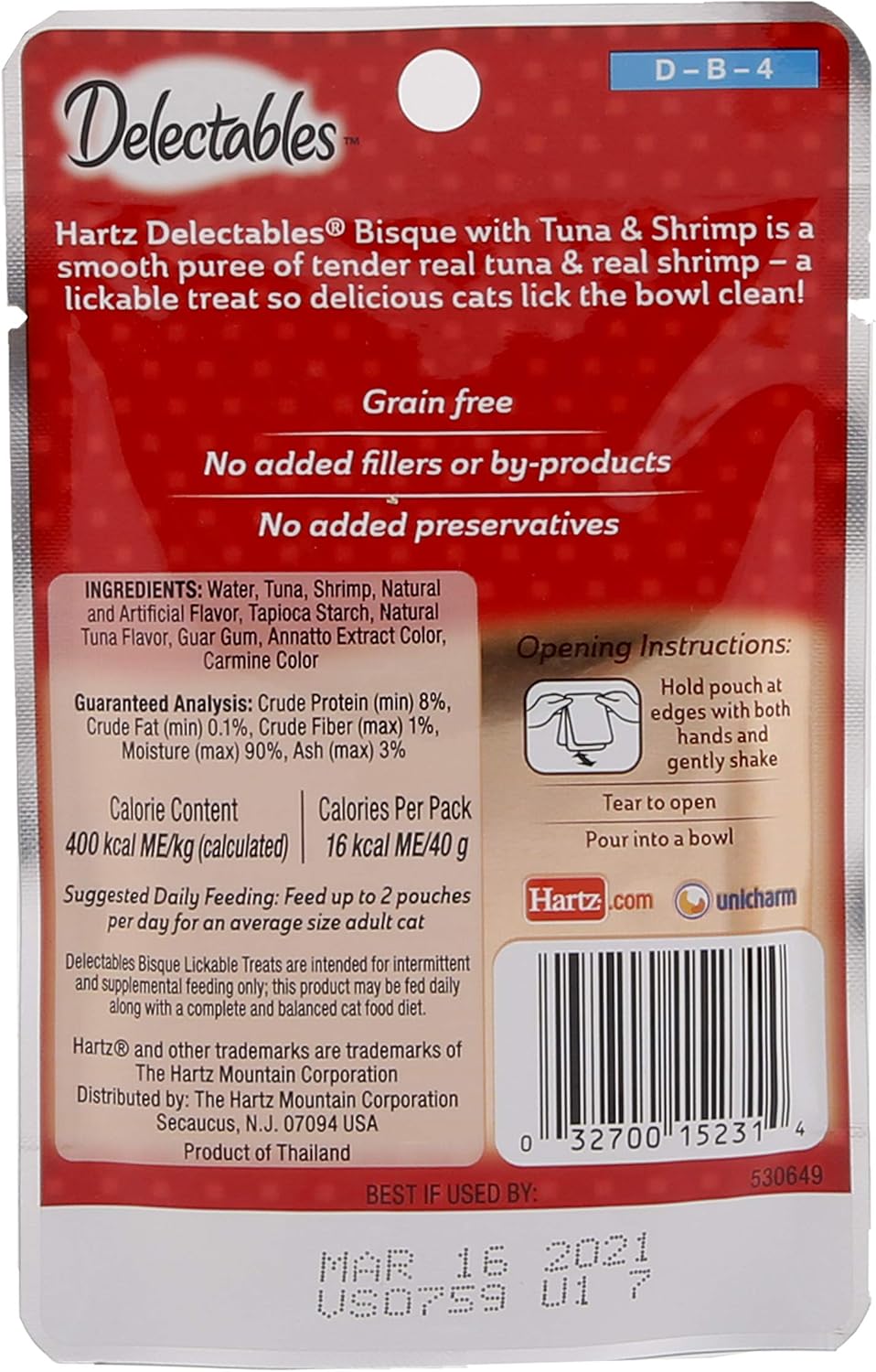 Delectables Bisque Lickable Wet Cat Treats - Tuna & Shrimp - 12 Pack : Pet Supplies