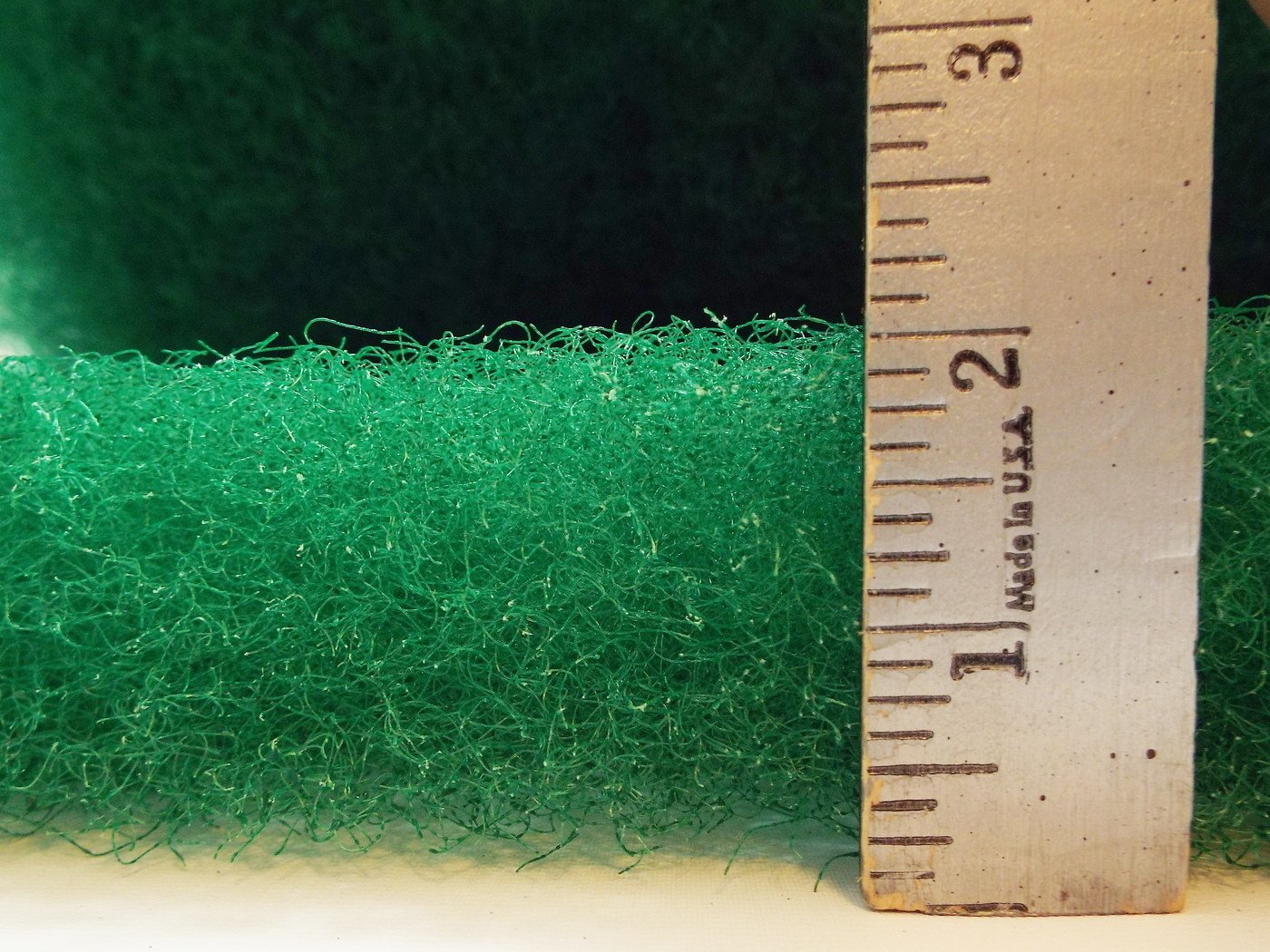 28" x 48" Coarse Green Universal Pond Filter Mat 2" aquarium