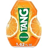 Tang Orange Artificially Flavored Liquid Soft Drink Mix, 1.62 fl oz Bottle | Zero Sugar &amp; Zero Calories, No Refrigeration, Portable, Just Add to Water, Kosher, Water Flavoring