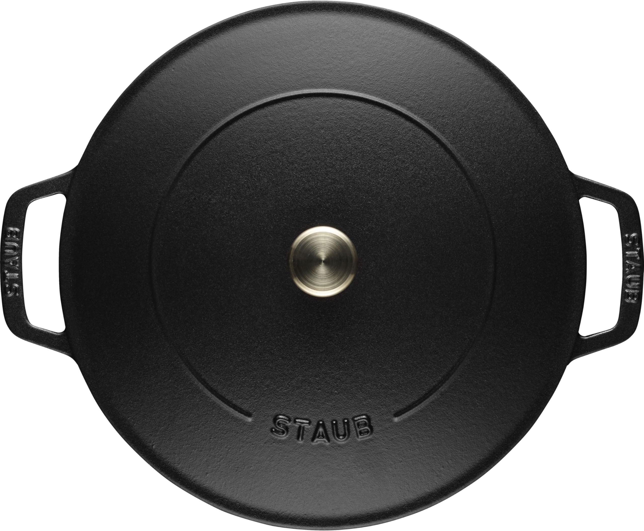STAUB 40511 473/0 with Chistera Black Cast Iron 24 cm