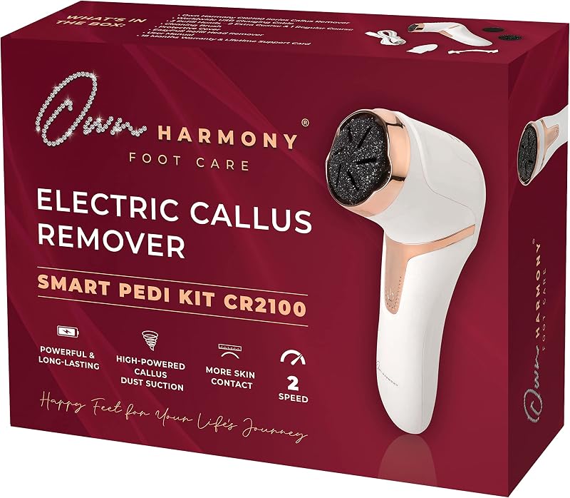 Own Harmony Electric Hard Skin Remover with Vacuum - Callus Foot Care
