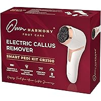 Own Harmony Electric Callus Remover with Vacuum - Foot Care for Women - Professional Pedicure Tools for Powerful Pedi Care Va