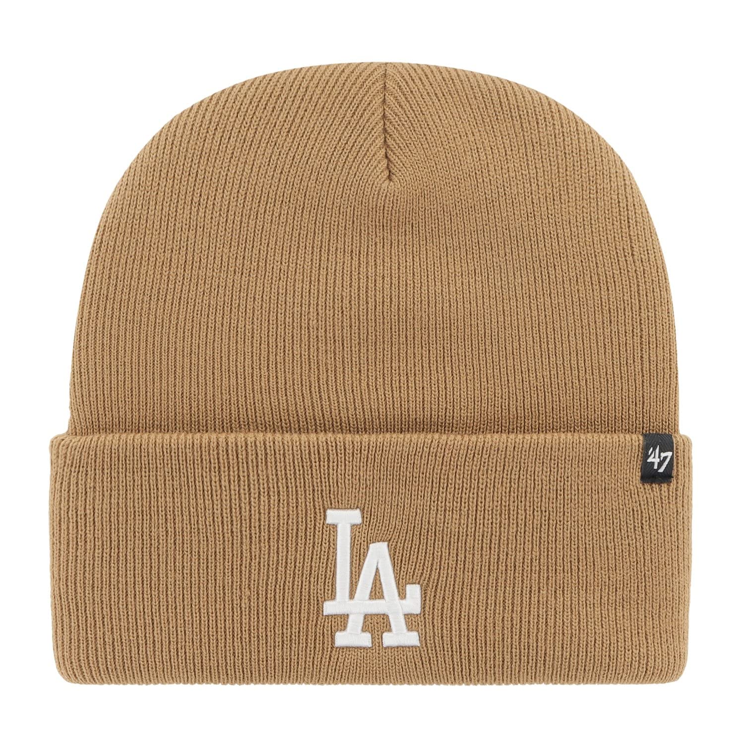 47 Brand Knit Beanie - HAYMAKER Los Angeles Dodgers camel