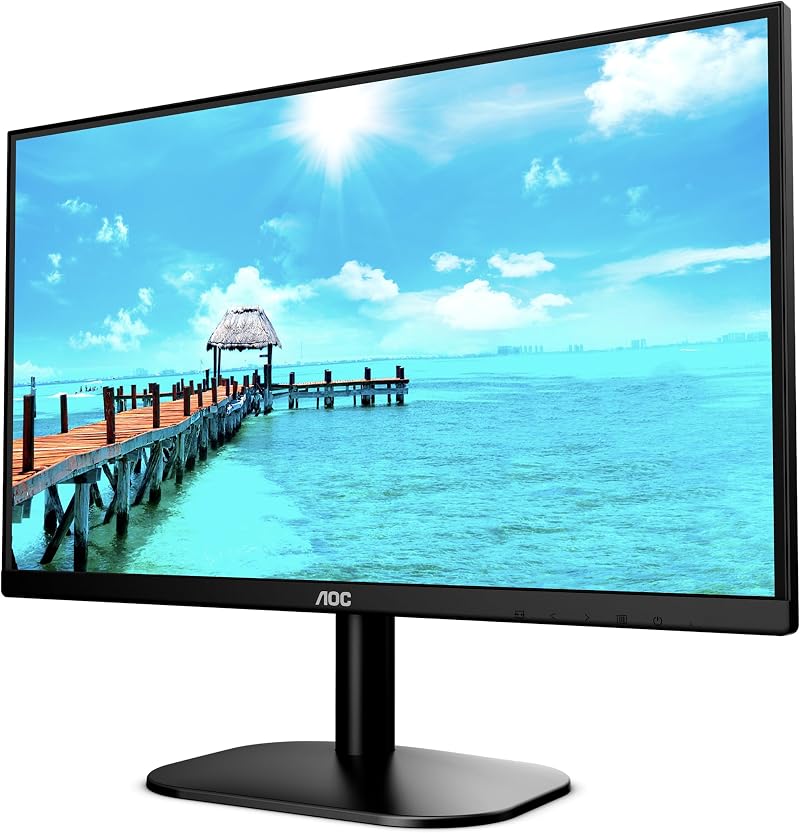 AOC 22B2AM 22 Inch FHD Monitor 75Hz 4ms VA HDMI VGA Frameless Speakers