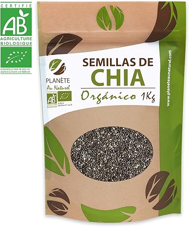 Semillas de Chia Orgánico - 1KG - Salvia hispanica: Amazon.es ...