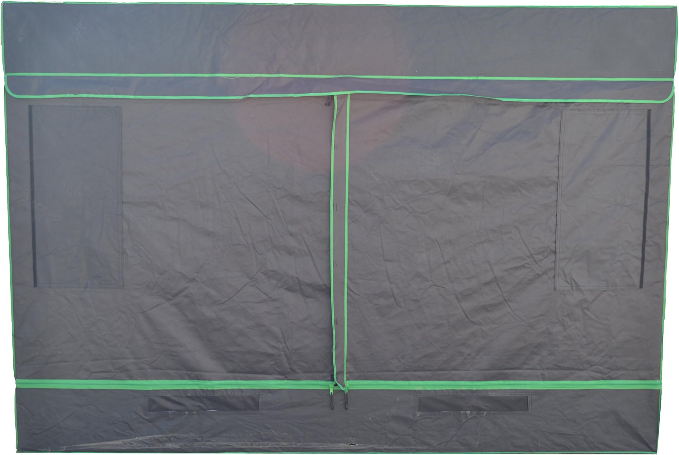 120" x 120" x 80" Mylar Hydroponic Two Doors Extra-Thick Canvas Grow Tent for Indoor Plant Growing (120X120X80 INCH)