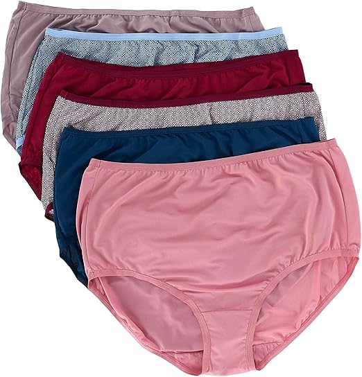 Fruit of the Loom womens Microfiber Panties (Regular & Plus Size) briefs underwear
