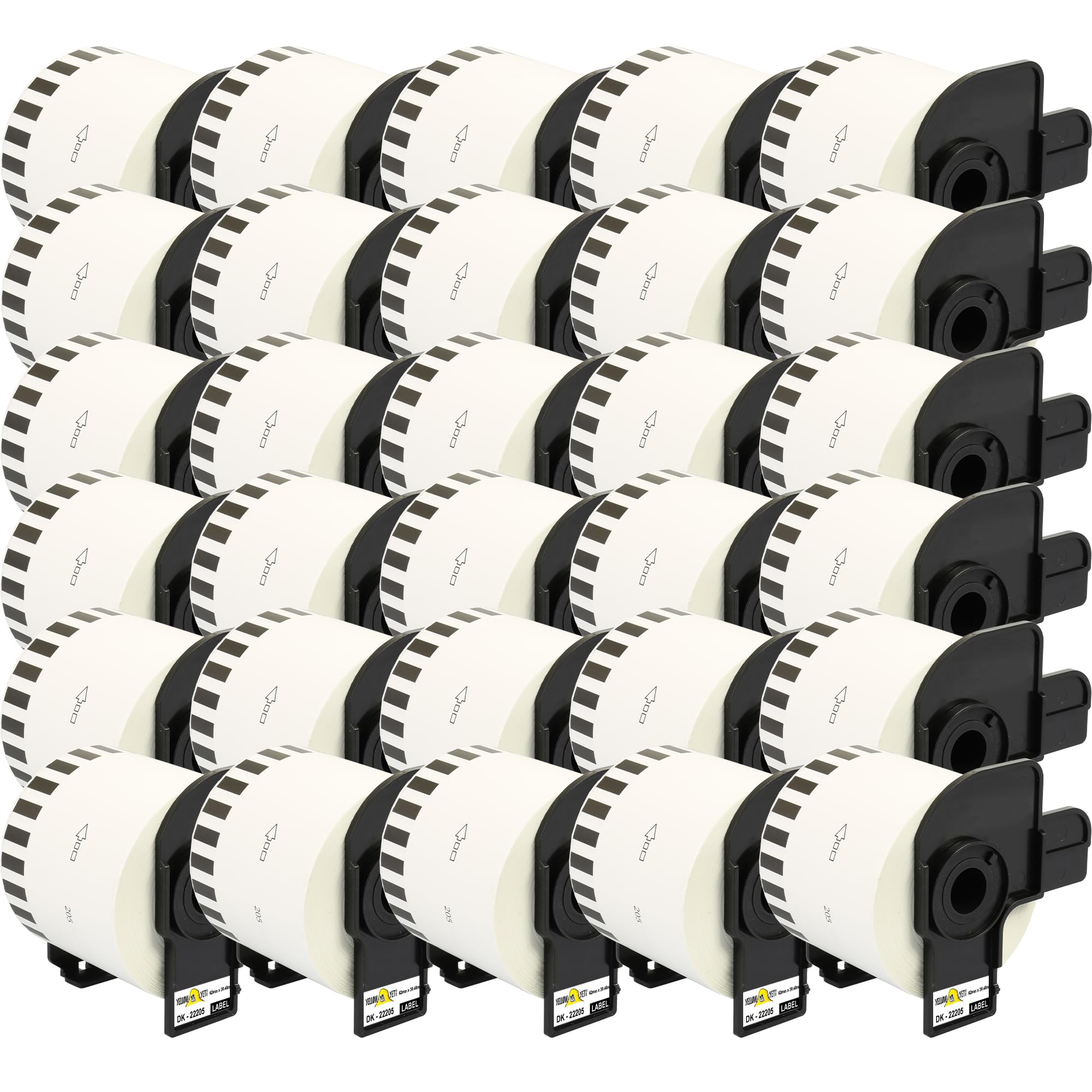 DK-22205 Continuous Label Roll 62mm x 30.48m Compatible with Brother QL Label Printers QL-500/700/800/1050(30pcs)