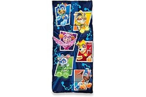 Danawares Paw Patrol Sleeping Bag | Kids Sleeping Bag | 56 Inch by 28 Inch | Skye | Chase | Rubble | Rectangular | Multicolou