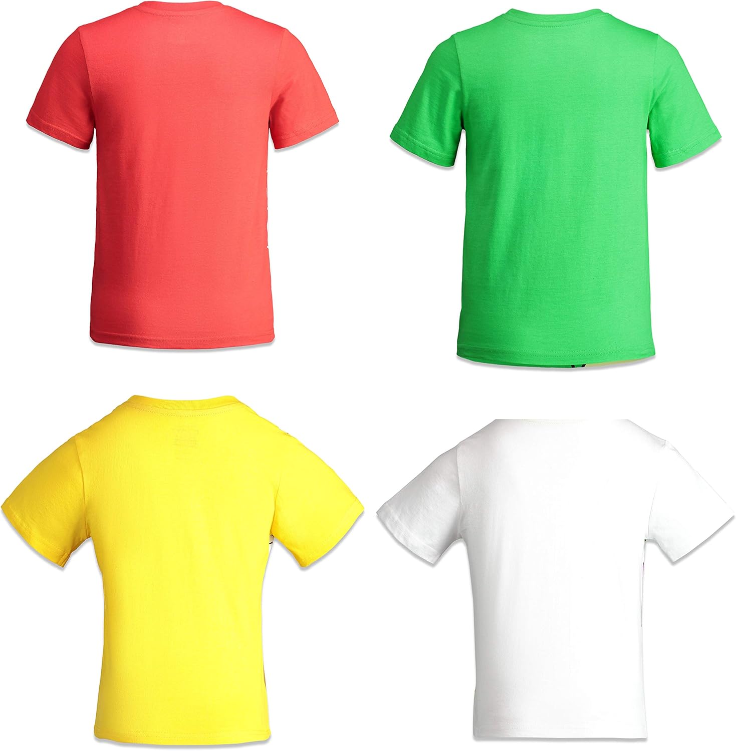 Disney Pixar Toy Story Boys 4 Pack T-Shirts Woody Buzz Lightyear Rex Slinky Dog: Clothing
