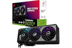 ASUS ROG Strix GeForce RTX 5070 Ti OC 16GB GDDR7 Graphics Card(PCIe 5.0, HDMI/DP 2.1, 3.2-Slot, Axial-tech Fans, Vapor Chambe