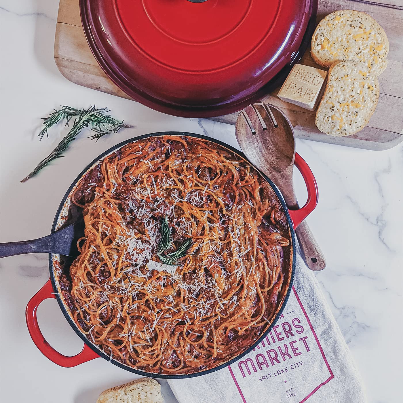 Backcountry Iron Enameled 3.5 Quart Signature Cast Iron Braiser with