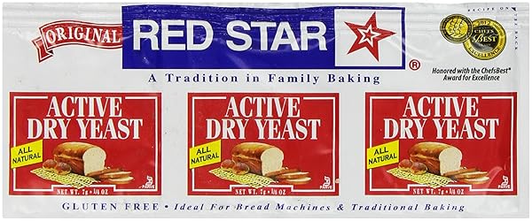 RED STAR ACTIVE DRY YEAST, 3 COUNT
