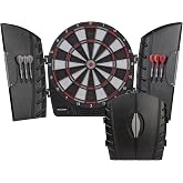 Accudart Spark Electronic Dartboard, 30 Games | 174 variations. Computer challenge mode. Easy-read LED scoring for 8 players. Cricket display. 6 soft tip darts included.
