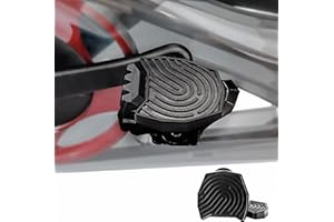 Doubleplus Pedals for Regular Shoes Compatible with Peloton Bike & Bike Plus, Accessories Pedal Converter, Replacement Pedal Inserts Adapter for Original, Flat Pedals Clipless for Exercise Bicycle