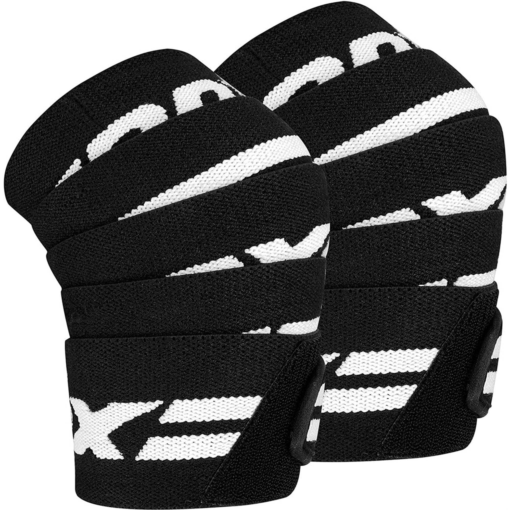 RDX Knee Wraps Pair Weightlifting, IPL USPA Approved, 78” Elasticated Straps for Gym Workout Fitness Squats Powerlifting,Men Women Training, Squatting Leg Press