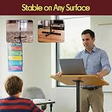 Pyle Portable Floor Lectern Podium Stand Adjustable Height Slanted Top PLCTND44 view 6
