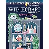 Creative Haven Witchcraft Coloring Book: Spellbinding Designs (Adult Coloring Books: Fantasy)