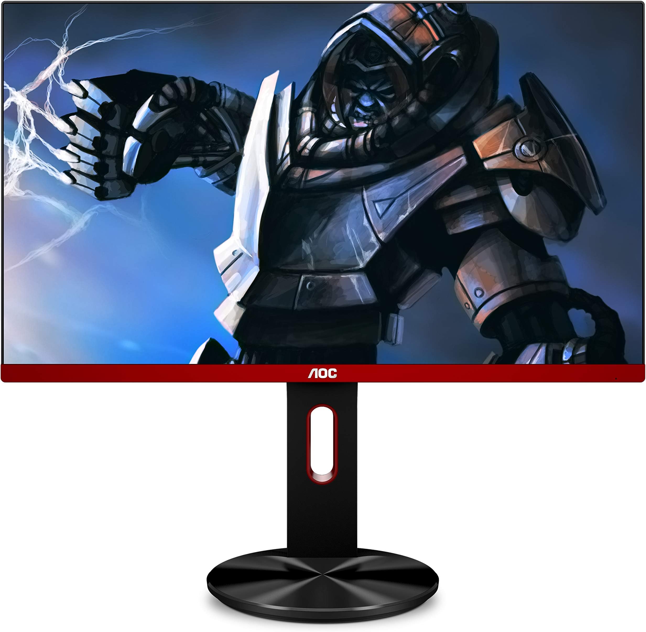 AOC - G2590Px, 24.5 Inch (62.23 Cm) 1920 x 1080 Pixels, Led Gaming Monitor with Hdmix2/Vga Port/Display Port/USB Hub,Full Hd, Free Sync, 144Hz, 1Ms, in-Built Speaker, Wall Mountable (Black)