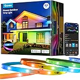 Govee Outdoor LED Strip Lights Waterproof, 32.8ft Smart Outdoor Lights Work with Alexa and Google Assistant, IP65 Waterproof,