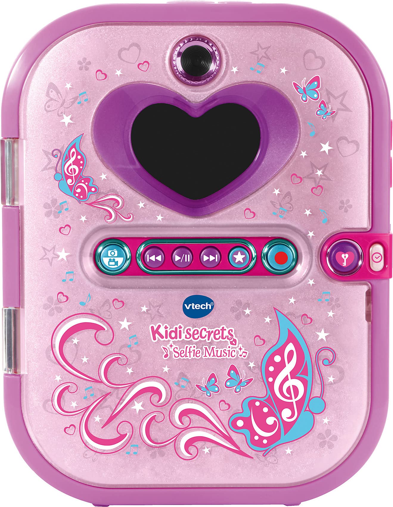 VTech 80-163604 Kidi Secrets Selfie Music Electronic Diary, Multi-Colour