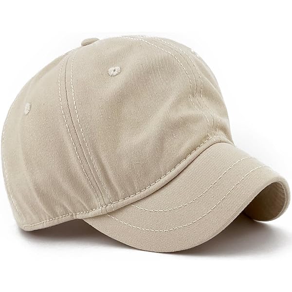 REDSHARKS mens Short Bill Plain Brim Ball Trucker Baseball