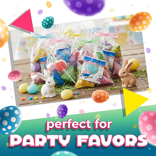 EASTER CANDY | 2 POUND BAG | EASTER CANDY INDIVIDUALLY WRAPPED | CANDY FOR EASTER EGGS | LOLLIPOPS, POPPING ROCKS, DUCKS, CHICKS AND BUNNIES | PARTY FAVORS