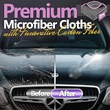 Airlab 3X Magic Glass Cleaning Cloth 400 GSM 30x30cm Lint Free Microfiber view 6