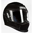 Simpson SPBXX3 Speed Bandit Full Face Motorcycle Helmet Size - XXL - Matte Black - Clear Shield Included - Mirror Shield Pictured is Sold Separately