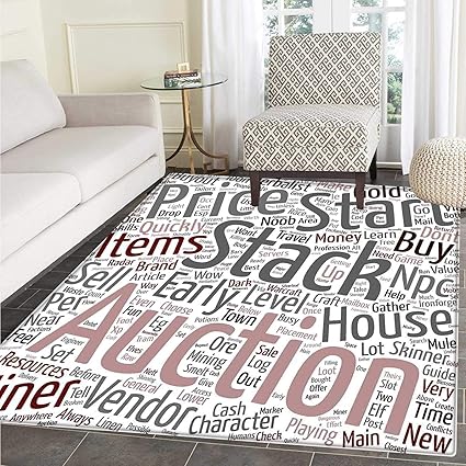 Amazon Com Video Game Area Mat Carpet Collection Of Words