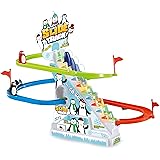 Musical Penguin Orbit Chasing Race Track Game Set