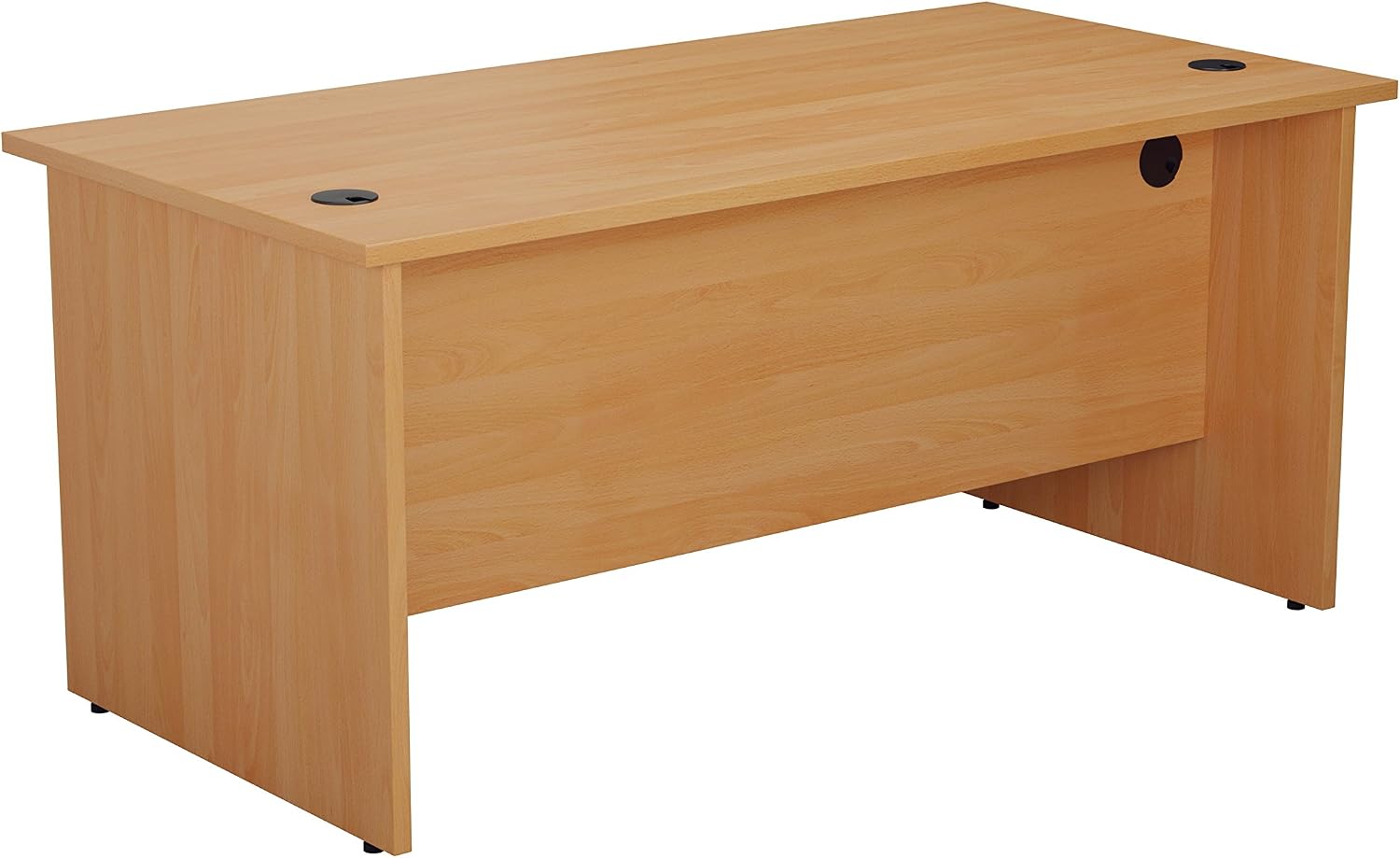 FF JEMINI 1200 PANEL END DESK BEECH, 120 cm - Image 5