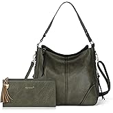 TANTOMI Hobo Bags for Women Crossbody Bags Set PU Leather Purses and Handbags Tote Bags with Adjustable Shoulder Strap 2pcs