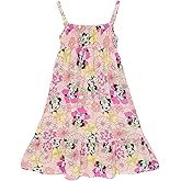 Disney Minnie Mouse Floral Girls Smocked Maxi Dress Little Kid to Big Kid Sizes (4-14-16)