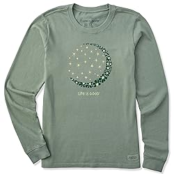 Life is Good Women's Standard Crusher Tee, Long