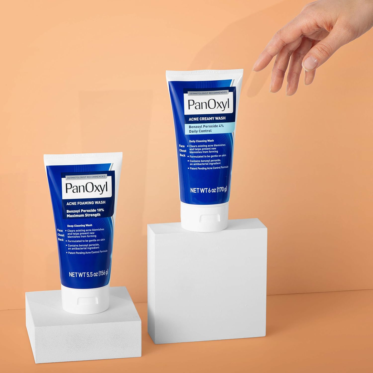 PanOxyl Antimicrobial Acne Foaming Wash, 4% Benzoyl Peroxide, 6 Ounce : Health & Personal Care
