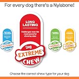 Nylabone Extreme Tough Dog Chew Toy Bones Peanut Butter Chicken Bacon 3-Piece view 6