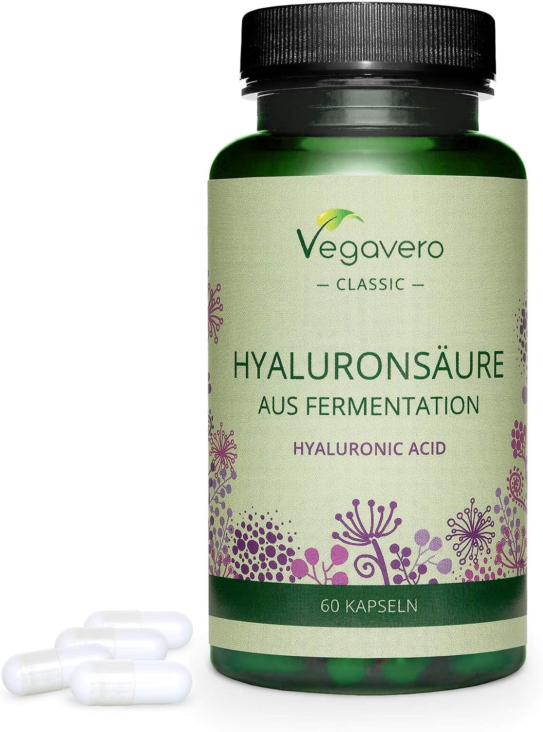 Acide Hyaluronique Pur Vegavero® 100 Naturel 600 mg Dosage Le
