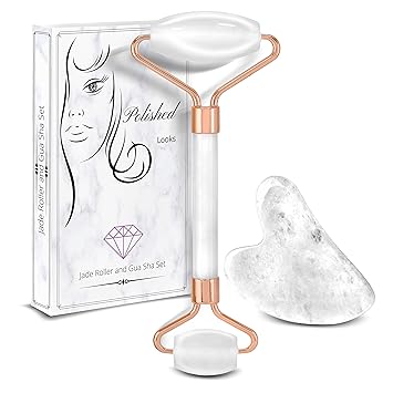 Jade roller and gua sha set amazon Clearance