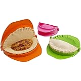 Zoie + Chloe 3-Piece Dough Press Set - Dumpling Calzone Ravioli Empanada Turnover Pierogi