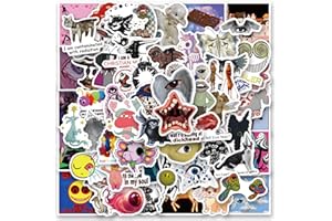 120pcs Weirdcore Stickers Pack, Aesthetic Vinyl Waterproof Sticker Decals for Water Bottle,Laptop,Phone,Skateboard,Scrapbooki