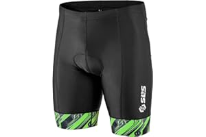 SLS3 AG Triathlon Shorts Men - Padded Mens Tri Shorts - Durable FRT Fabrics - 8" Tri Short Men, 4 Pockets