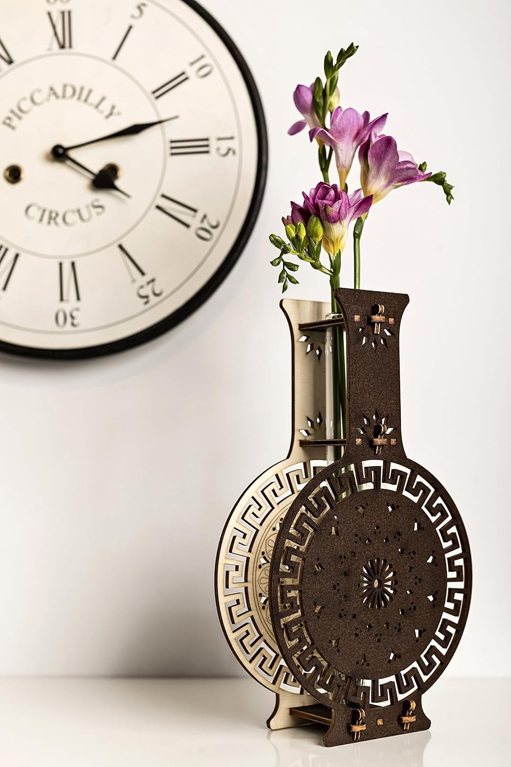 Amazon Com Wooden Single Flower Vase Table Centerpiece Diy