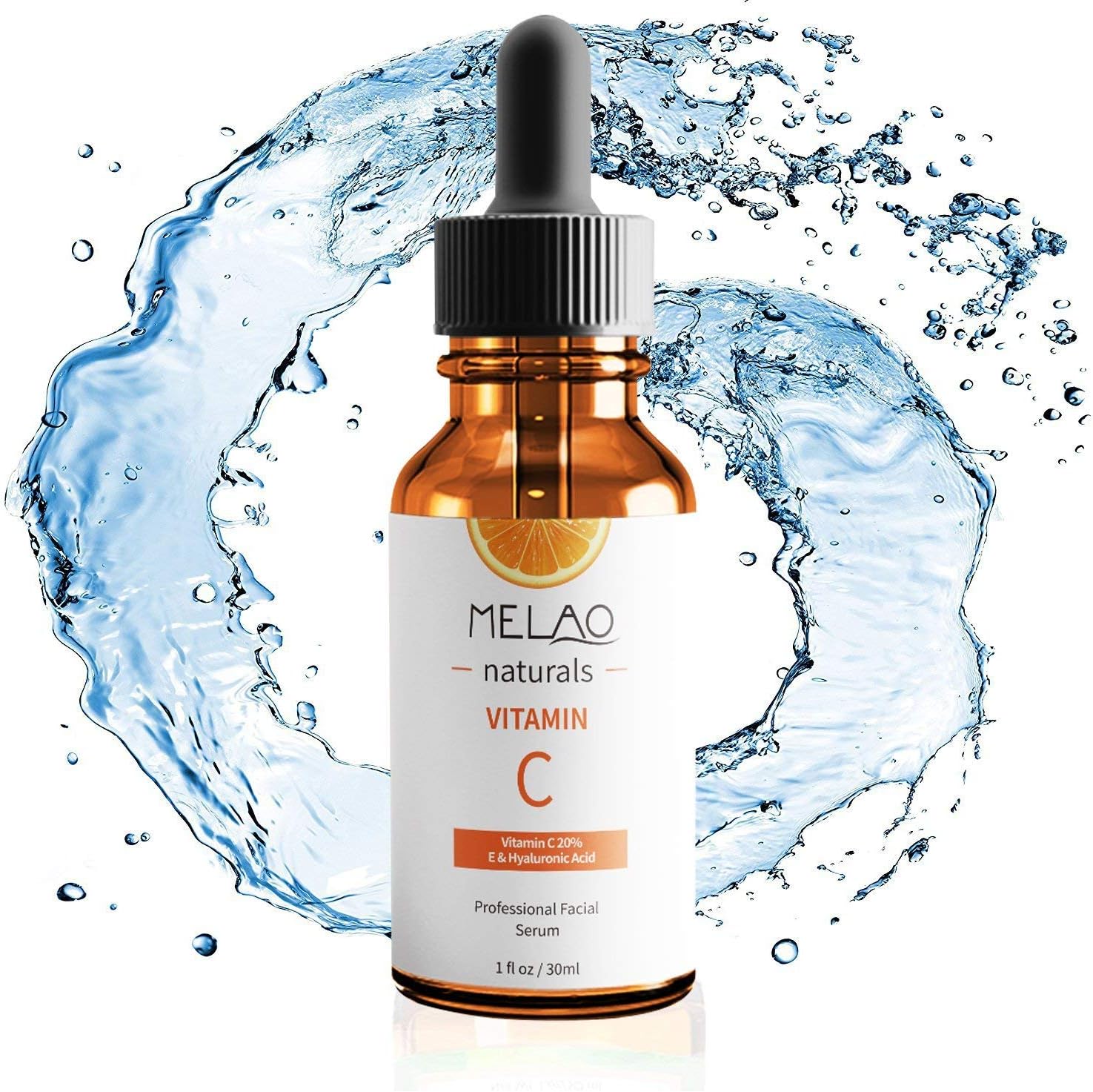 Vitamin C Serum for Face, with 20 Vitamin C and Hyaluronic Acid, Boost Collagen with Hyaluronic