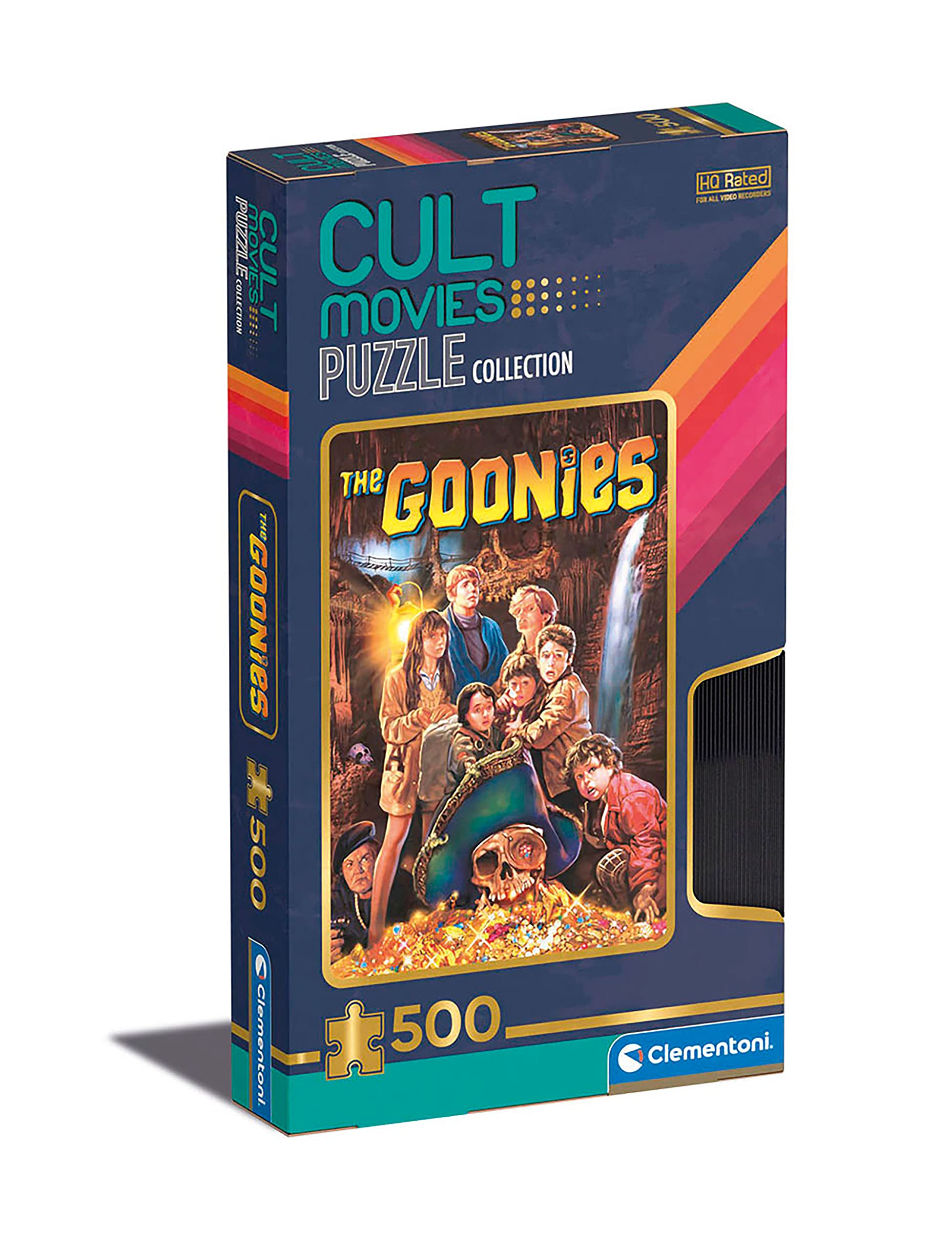 Clementoni - 35115 - Cult Movies - The Goonies - Jigsaw Puzzle 500 Pieces, Made In Italy, Jigsaw Puzzle For Adults
