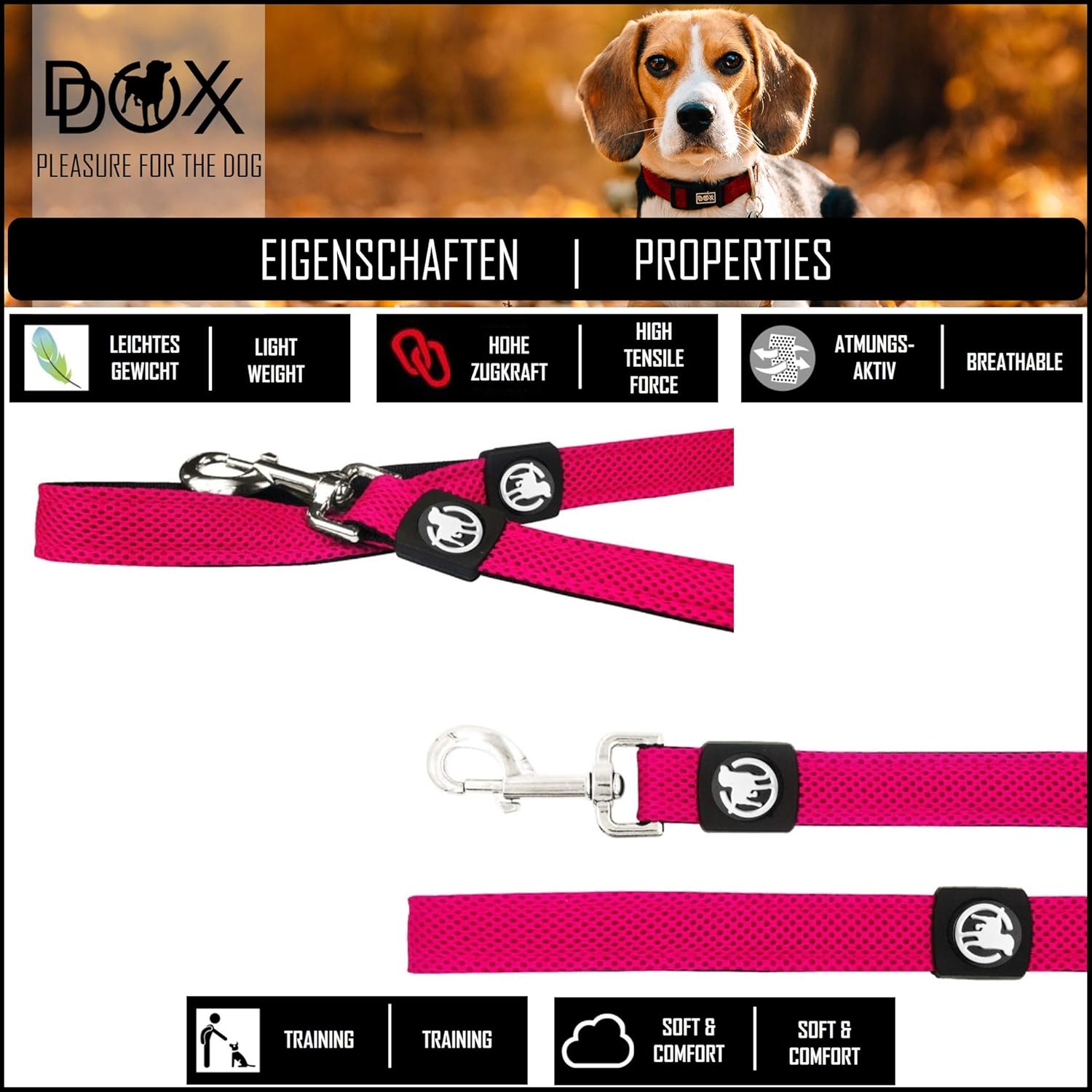 S Tanti Colori e Taglie 120 cm per Cani Piccoli Medi ...