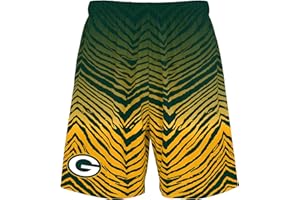 Zubaz NFL Men's Adult 7" Inseam Shorts in Vibrant Camo, Zebra, Confetti and Fade Styles (Small - 3XL)