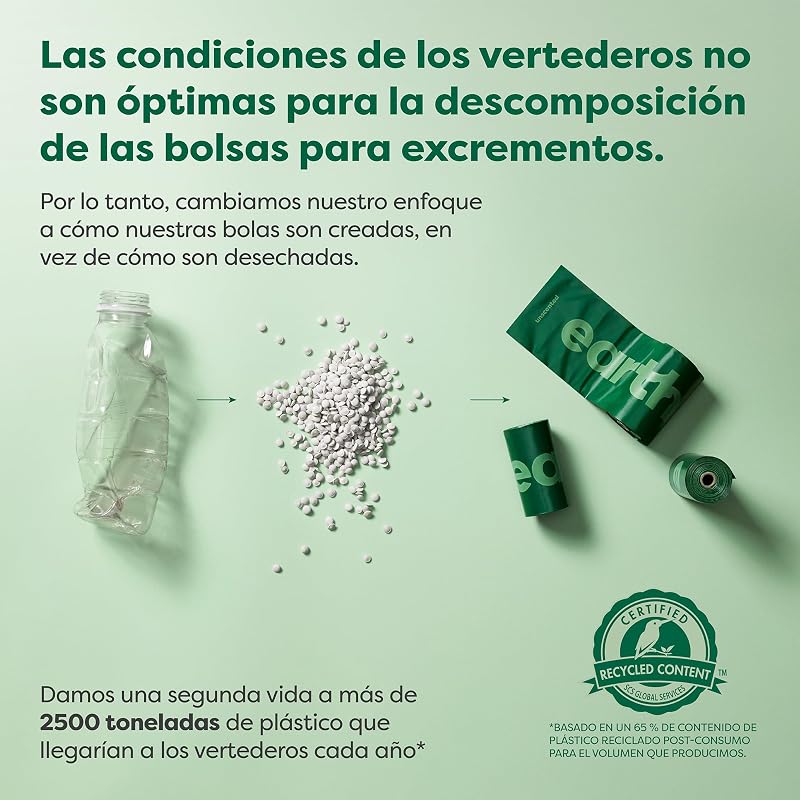 Earth rated - sacos de cocô de cachorro - à prova de vazamentos e sacos de cocô de animais de estimação extra grossos para cães de todos os tamanhos - rolos de recarga - sem perfume - contagem de 120