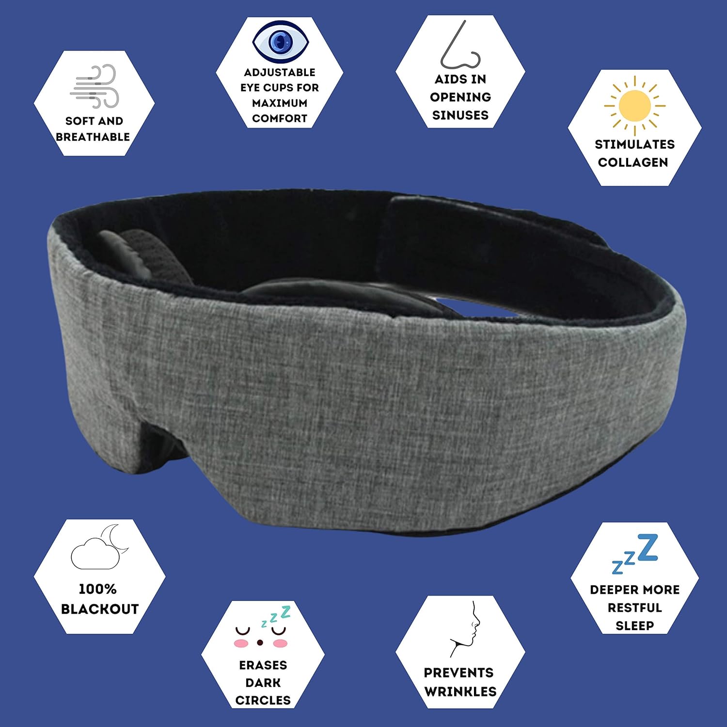 Simple Sleep 3D Eye Contour Sleep Mask: Health & Personal Care